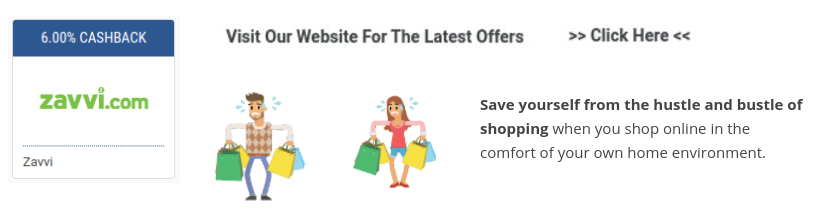get zavvi cashback and sales promotions when you shop online