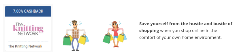 get the knitting network cashback and sales promotions when you shop online